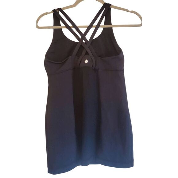 LULULEMON ATHLETICA Energy Tank in Black Size 8 - Picture 4 of 4
